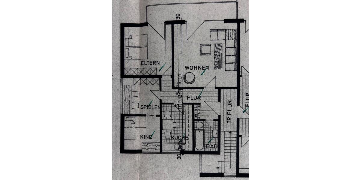 Etagenwohnung Bad Fallingbostel - 4 Zimmer, 86 m&sup2;, 700&euro; | Angebot:25225903