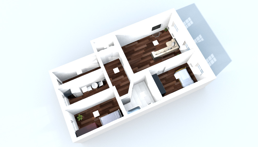 Etagenwohnung Roßwein - 3 Zimmer, 83 m&sup2;, 458&euro; | Angebot:26703491