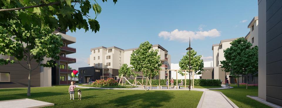 Barrierefreie 3-Raum-Wohnung im Neubau zimmer