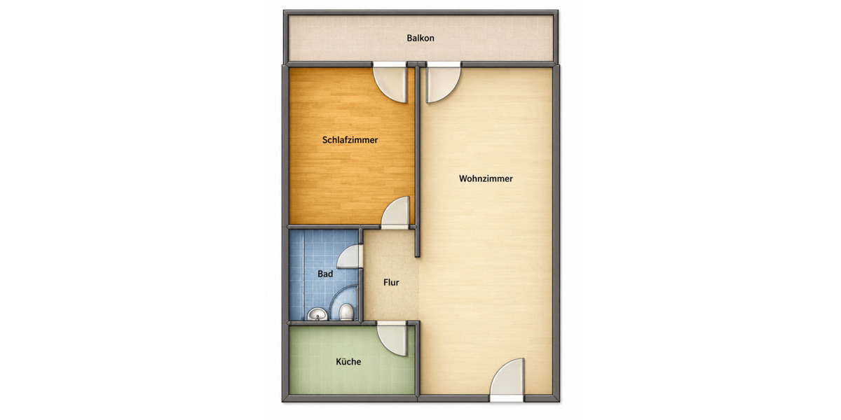 Etagenwohnung Kempten - 2 Zimmer, 57 m&sup2;, 720&euro; | Angebot:26778466
