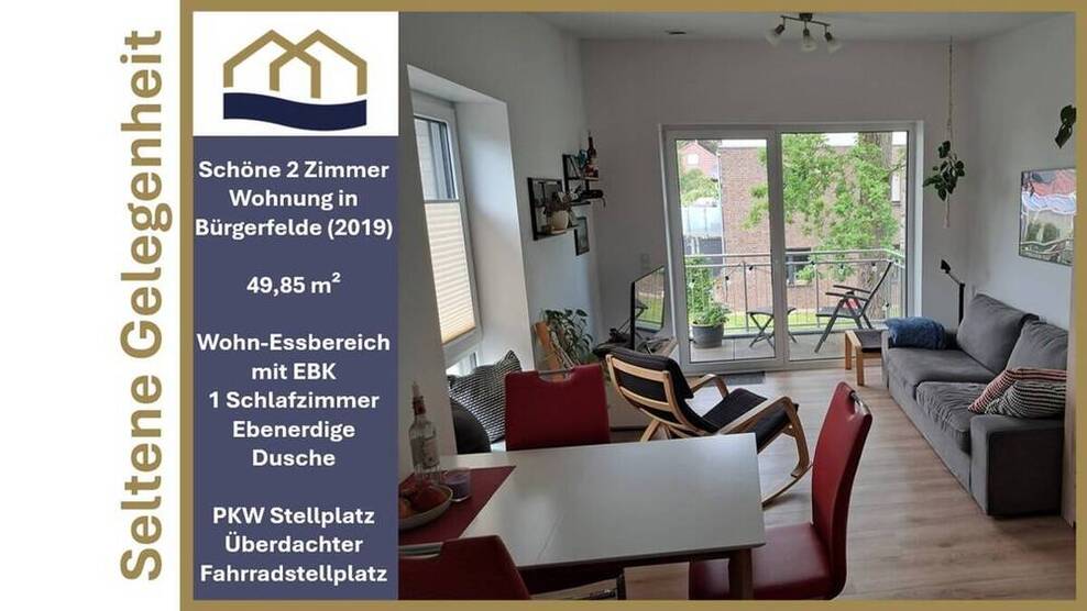 Moderne Dachgeschoßwohnung mit Balkon und hochwertiger Ausstattung in ruhiger Lage von Oldenburg