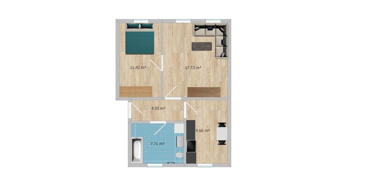 Etagenwohnung Zeitz Theißen - 2 Zimmer, 50 m&sup2;, 350&euro; | Angebot:26393049
