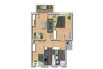 Etagenwohnung Eisenach - 3 Zimmer, 60 m&sup2;, 469&euro; | Angebot:26261323
