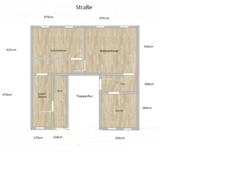 Sanierte 3-Raum Wohnung in Köthen nähe Friedenspark 68qm