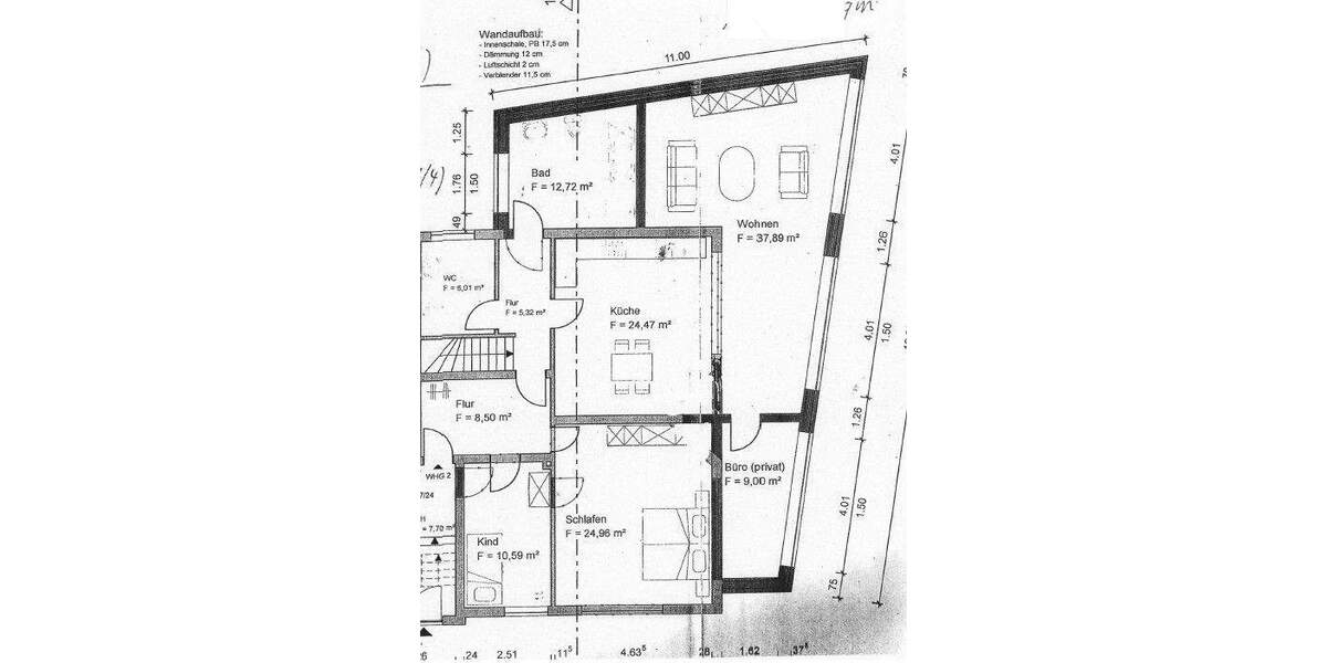 Etagenwohnung Weyhe Dreye - 3 Zimmer, 149 m&sup2;, 1.100&euro; | Angebot:25771718