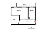 ++ möblierte 1-Raum-Wohnung - mit Balkon & Einbauküche - ruhig & mittendrin in Leipzig-Connewitz ++ 1 zimmer