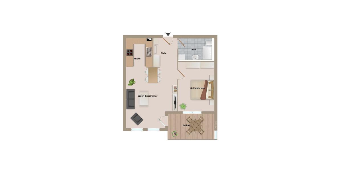Etagenwohnung Hadamar - 2 Zimmer, 85 m&sup2;, 1.085&euro; | Angebot:24980388