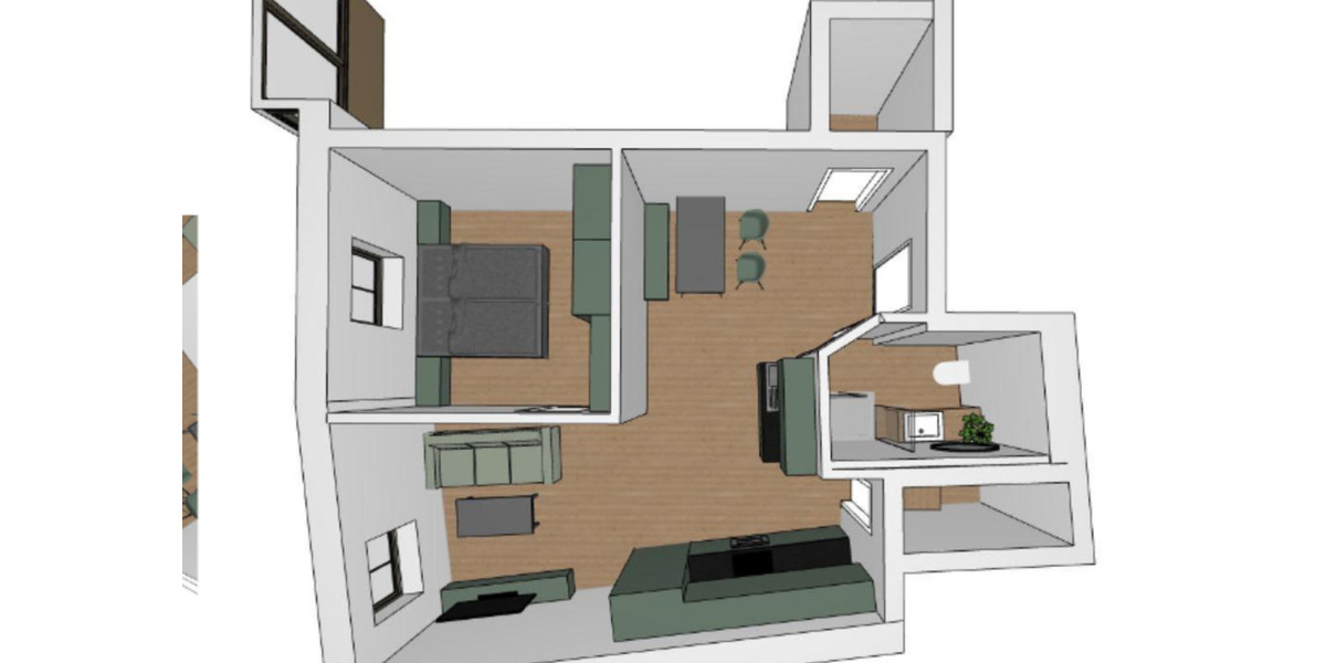 Moderne 2-Zimmer-Wohnung (48 m²) in Furth im Wald – Einbauküche 2 zimmer