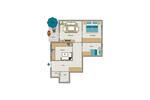 Etagenwohnung Herten - 3.5 Zimmer, 68 m&sup2;, 578&euro; | Angebot:26486359