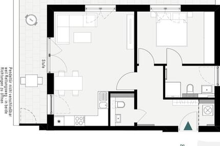 Wohnung Crailsheim - 2 Zimmer, 70 m&sup2;, 1.030&euro; | Angebot:24770679