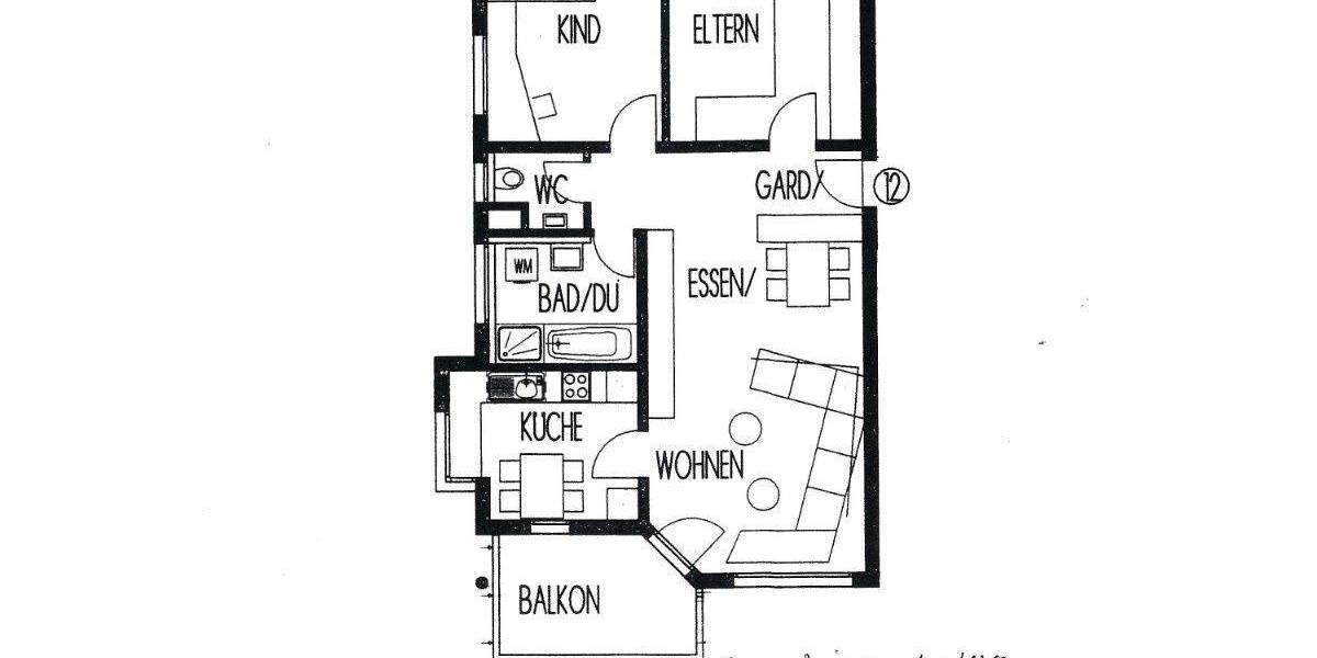 Etagenwohnung Eislingen/Fils Eislingen - 3 Zimmer, 79 m&sup2;, 880&euro; | Angebot:24648798