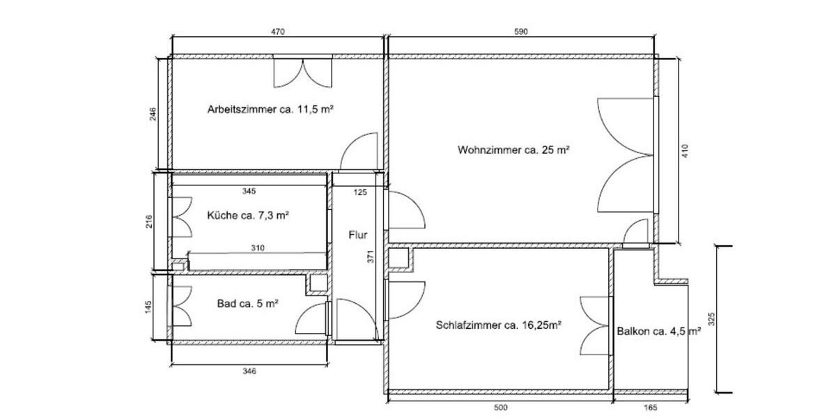 Etagenwohnung Hannover Vahrenwald-List - 3 Zimmer, 73 m&sup2;, 890&euro; | Angebot:24787813