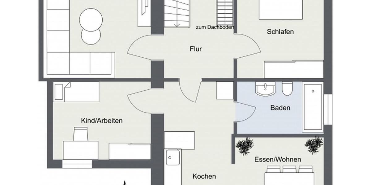Maisonettenwohnung Bad Segeberg - 4 Zimmer, 82 m&sup2;, 999&euro; | Angebot:25838120