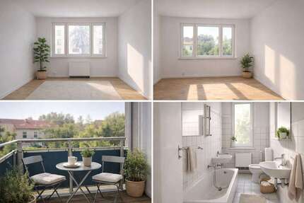 Wohnung Wettin Löbejün - 3 Zimmer, 65 m&sup2;, 300&euro; | Angebot:26292034