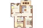 Erdgeschoßwohnung Meuselwitz - 3 Zimmer, 60 m&sup2;, 390&euro; | Angebot:26439299