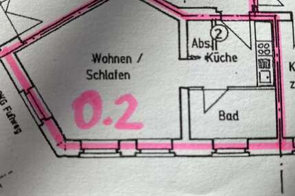 Wohnung Dessau-Roßlau Roßlau - 1 Zimmer, 34 m&sup2;, 335&euro; | Angebot:26143948