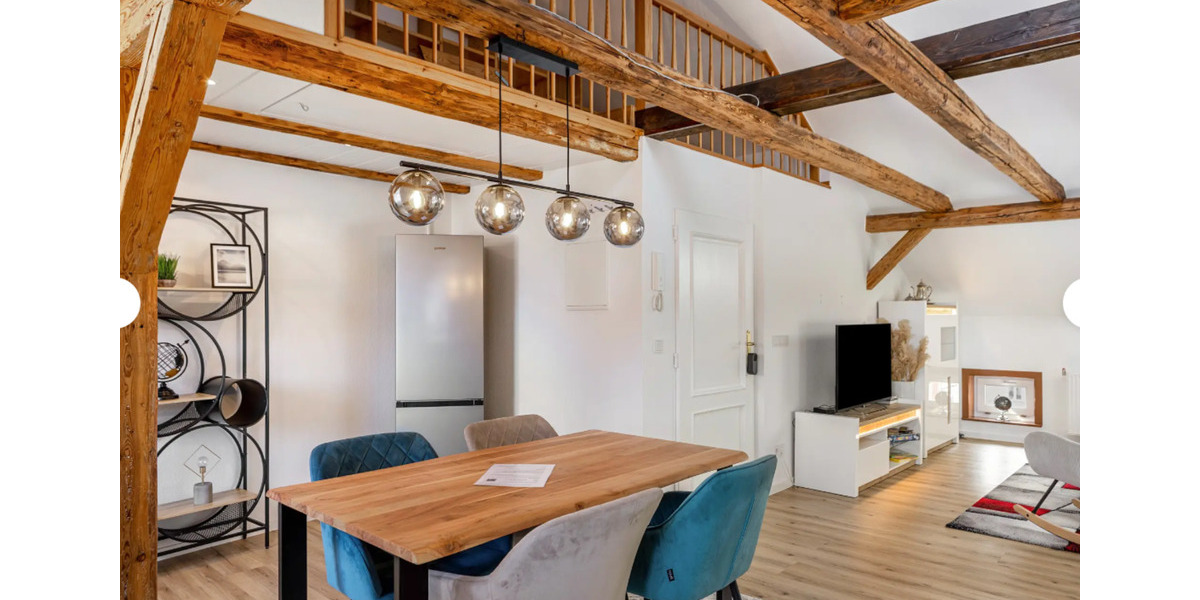 Dachgeschoßwohnung Erfurt - 2 Zimmer, 60 m&sup2;, 1.290&euro; | Angebot:25160940