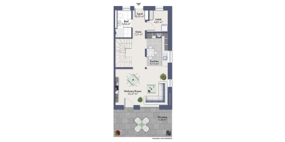 Doppelhaushälfte Scharbeutz - 4 Zimmer, 113 m&sup2;, 1.900&euro; | Angebot:24730436