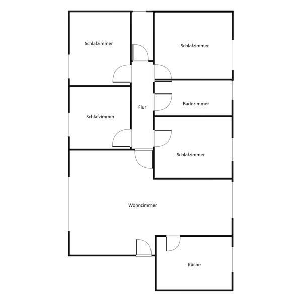 1. OG 5 Zimmer ab Ende Oktober (frisch saniert) zimmer