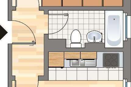 Wohnung zum Mieten in Dortmund 408 € 48.98 m²
