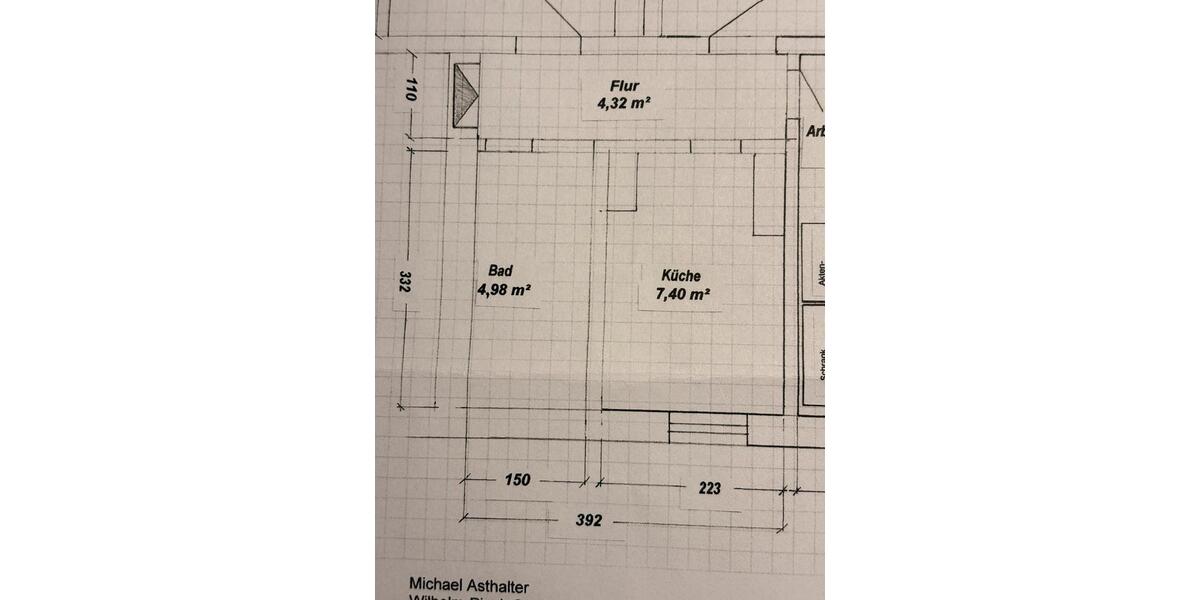 Dachgeschoßwohnung Weida - 2.5 Zimmer, 60 m&sup2;, 300&euro; | Angebot:25047677