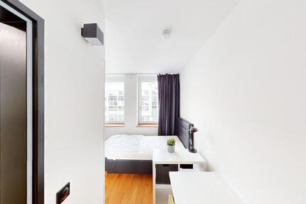 Möbliertes Zimmer mit Privatbad im urbanen Co-Living: Ankommen. Einziehen. Wohlfühlen 1 zimmer
