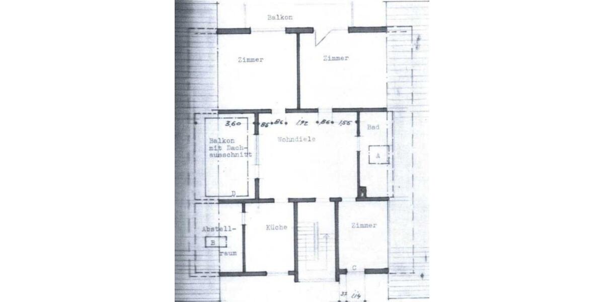 Dachgeschoßwohnung Biblis - 5 Zimmer, 116 m&sup2;, 1.000&euro; | Angebot:24832071