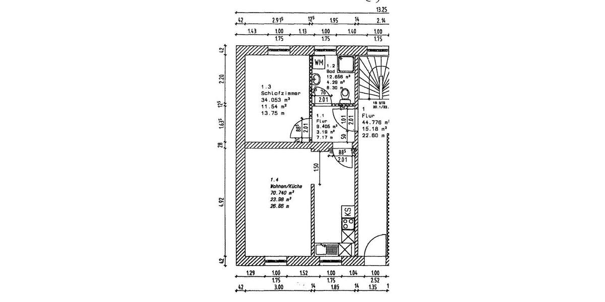 Erdgeschoßwohnung Torgelow - 2 Zimmer, 44 m&sup2;, 330&euro; | Angebot:26271595