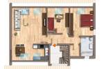 Etagenwohnung Giebelstadt - 3 Zimmer, 82 m&sup2;, 695&euro; | Angebot:26657142