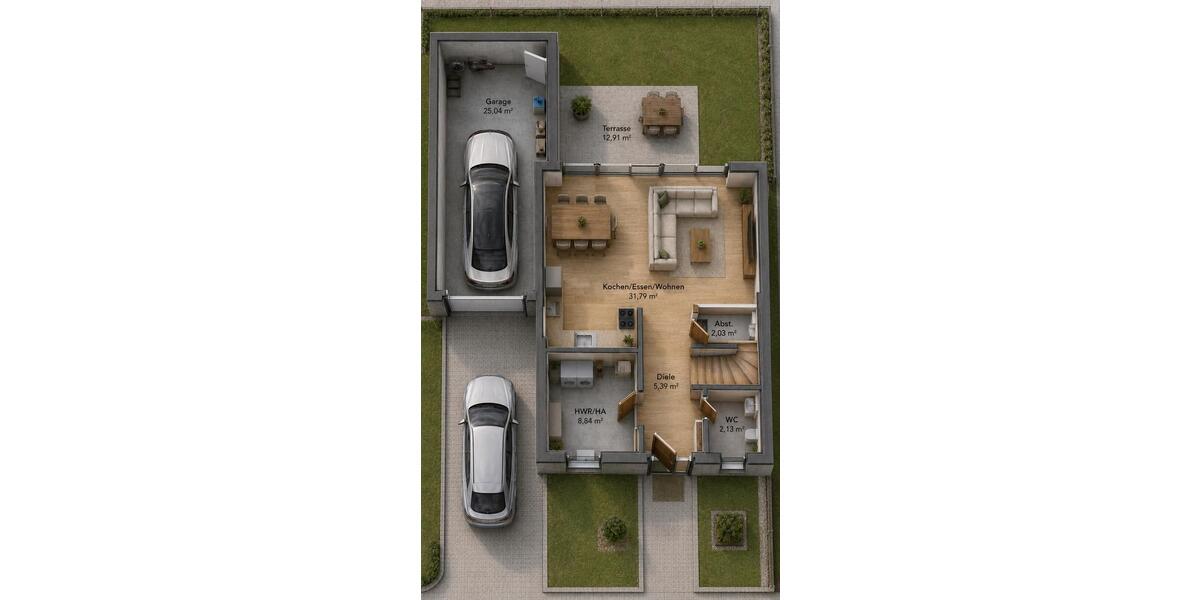 Doppelhaushälfte Südlohn - 4 Zimmer, 113 m&sup2;, 1.390&euro; | Angebot:26587159