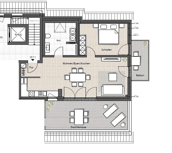 Moderne 2-Zimmer-Wohnung in gefragtem Neubau zimmer