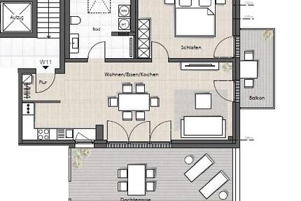 Wohnung Bad Vilbel - 2 Zimmer, 82 m&sup2;, 1.800&euro; | Angebot:23088657