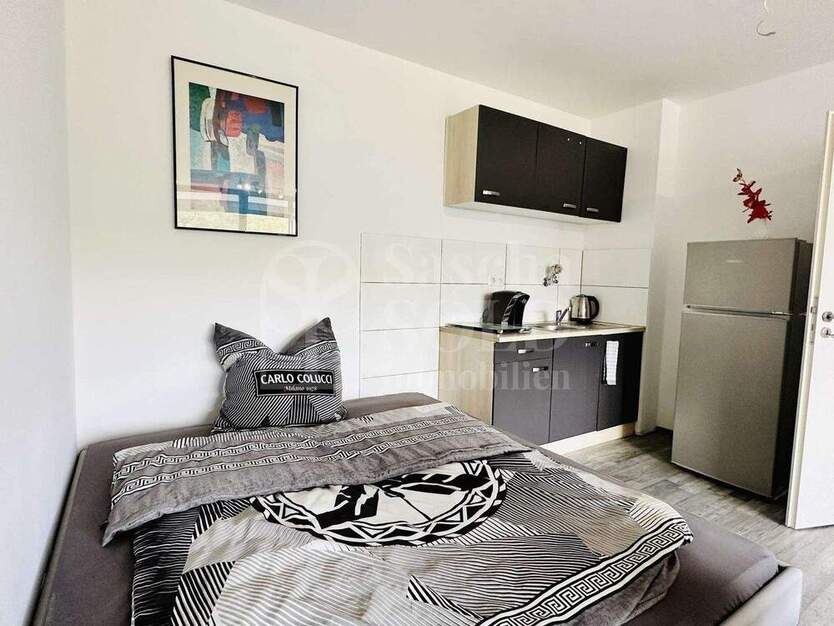 Möbliertes Apartment mit Loggia, Küche & modernem Bad - ideal für Rentner, Nähe Saarbrücken-Güdingen 1 zimmer