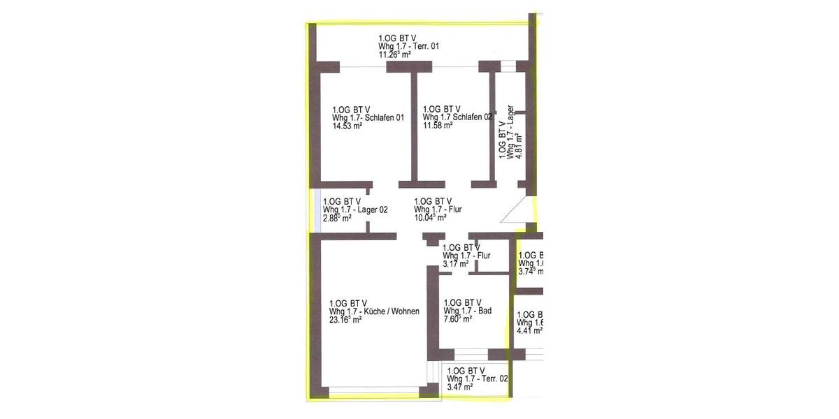Etagenwohnung Plattling - 3 Zimmer, 93 m&sup2;, 920&euro; | Angebot:22790391
