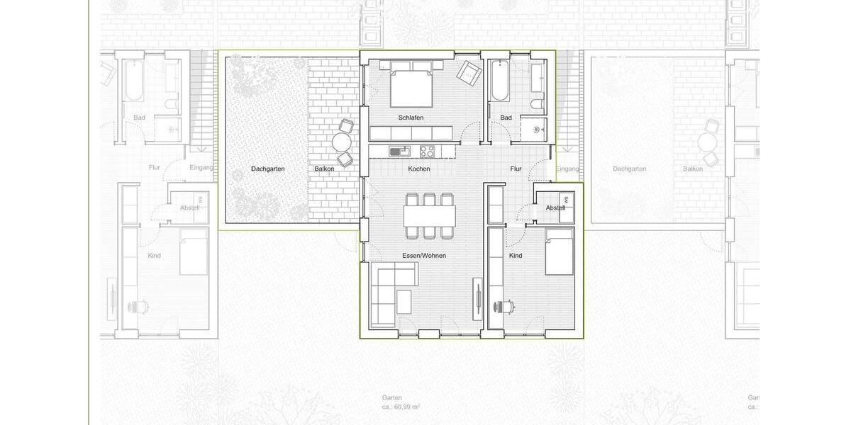 Etagenwohnung Möhrendorf - 3 Zimmer, 100 m&sup2;, 1.600&euro; | Angebot:26550499