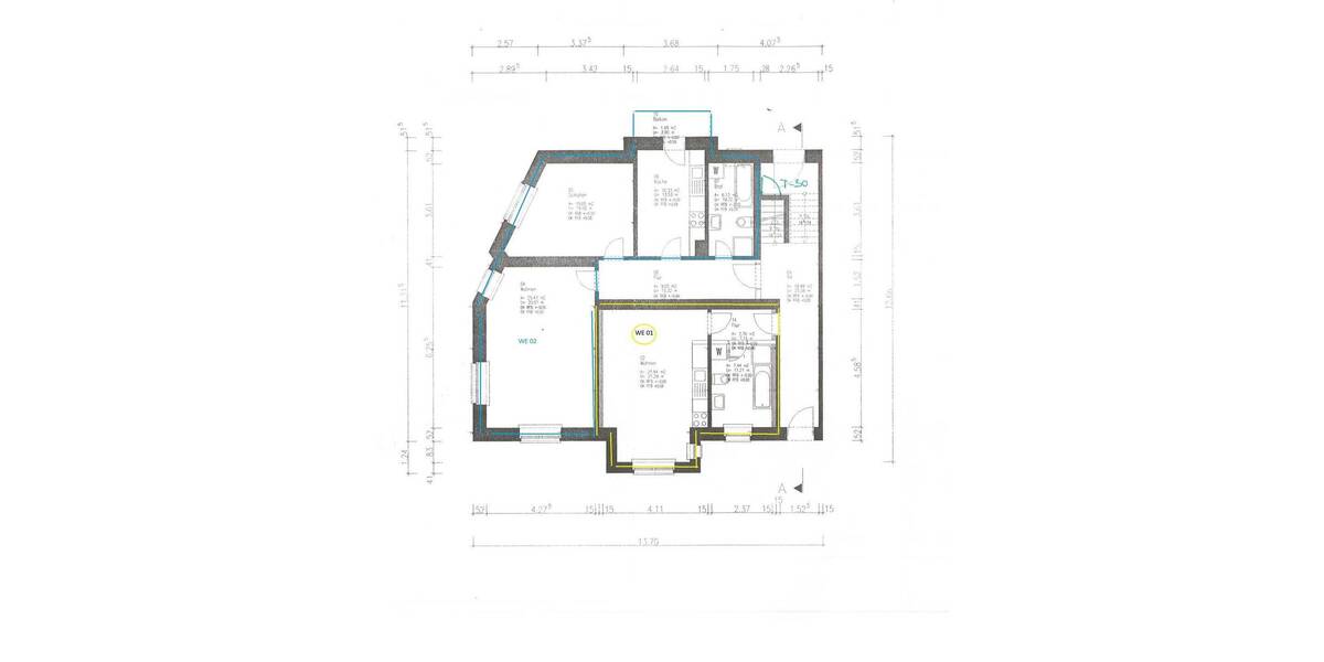 Etagenwohnung Merseburg - 2 Zimmer, 67 m&sup2;, 390&euro; | Angebot:25226463