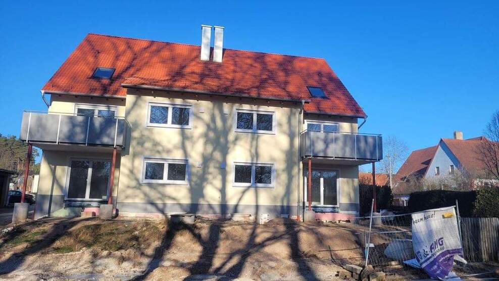 Barrierefreies Wohnen auf dem Land! Neubau 3-Zimmer-Erdgeschoss-Wohnung 4 km südlich von Schwabach