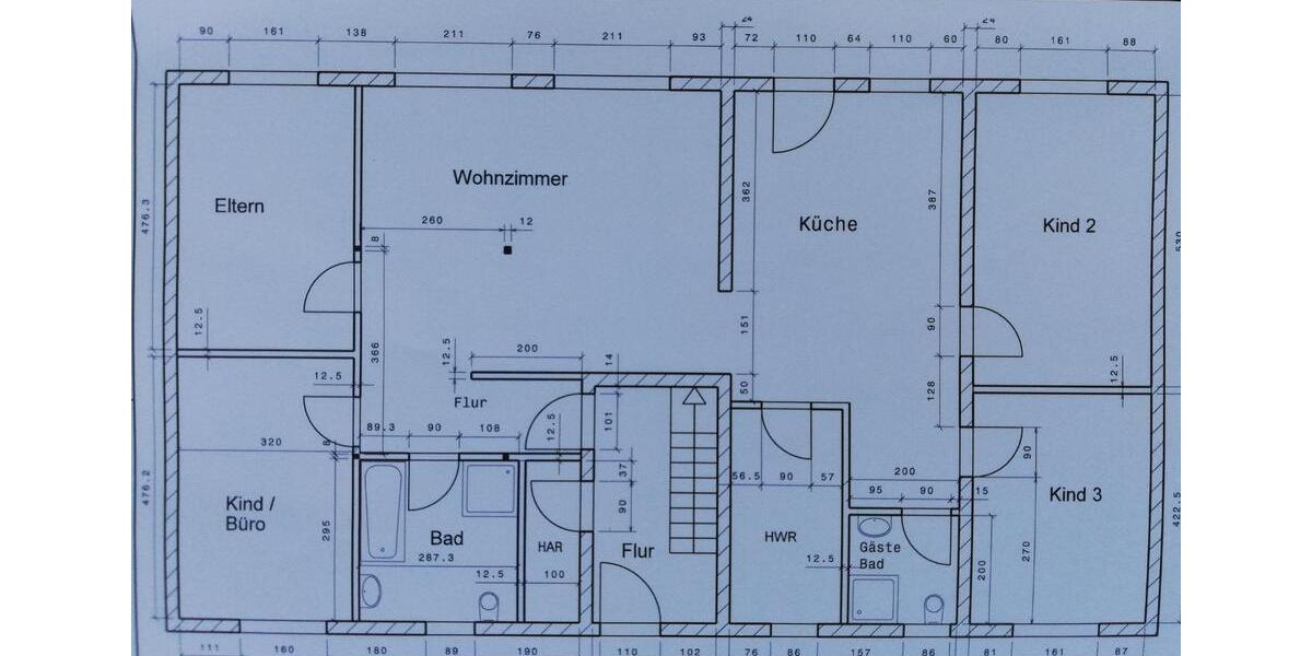 Erdgeschoßwohnung Wittenburg - 5 Zimmer, 150 m&sup2;, 1.200&euro; | Angebot:25099265