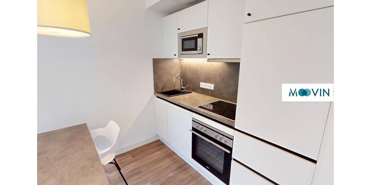 URBAN BASE: Vollmöbliertes 1-Zimmer-Apartment mit EBK, ALL-IN-MIETE, UVM. im Wiesbadener Stadtzentrum 1 zimmer