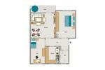 Etagenwohnung Duisburg Walsum - 3.5 Zimmer, 56 m&sup2;, 541&euro; | Angebot:26606924