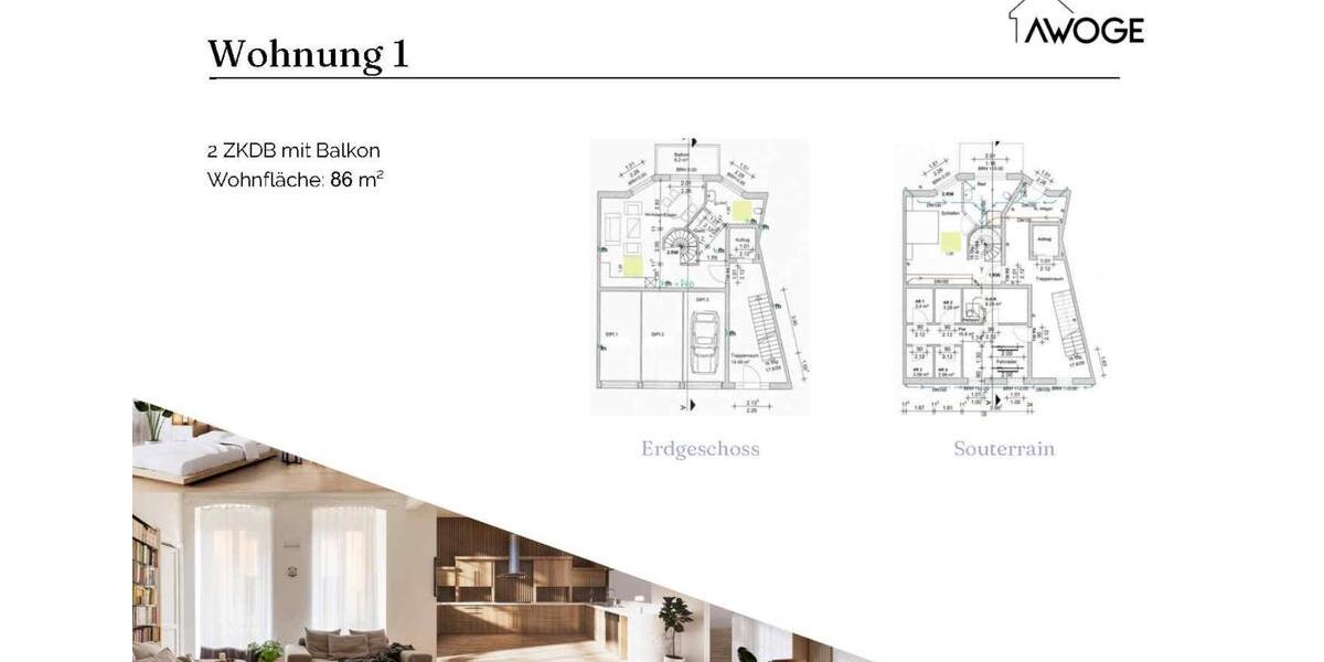 Vermietung Neubau Erstbezug 2 ZKDB in Herzogenrath Straß ab 01.10.2025 WE01 2 zimmer