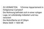 Einfamilienhaus Hofgeismar - 1 Zimmer, 48 m&sup2;, 360&euro; | Angebot:25833007