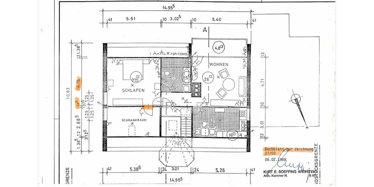 frisch sanierte 2-Zimmer-Einliegerwohnung m. EBK u. Balkon 2 zimmer
