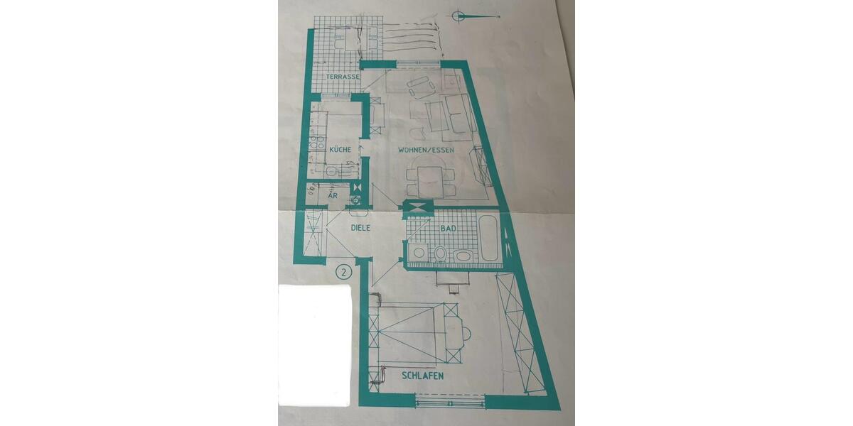 Erdgeschoßwohnung Essenbach - 2 Zimmer, 68 m&sup2;, 1.306&euro; | Angebot:24836296
