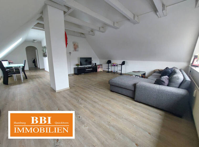 Großartige 2-Zimmerwohnung im Dachgeschoss - Top moderner Zustand
