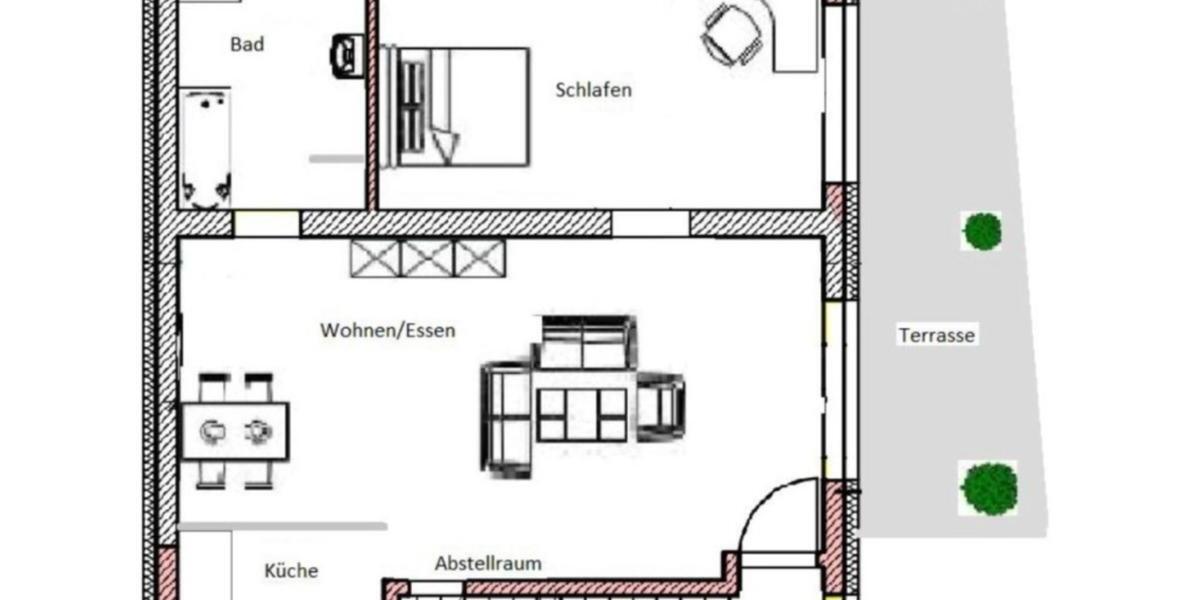 Mietwohnung 2-Zimmer 2 zimmer