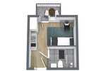Hochwertiges Studentenapartment mit Pantryküche & Dachterrasse