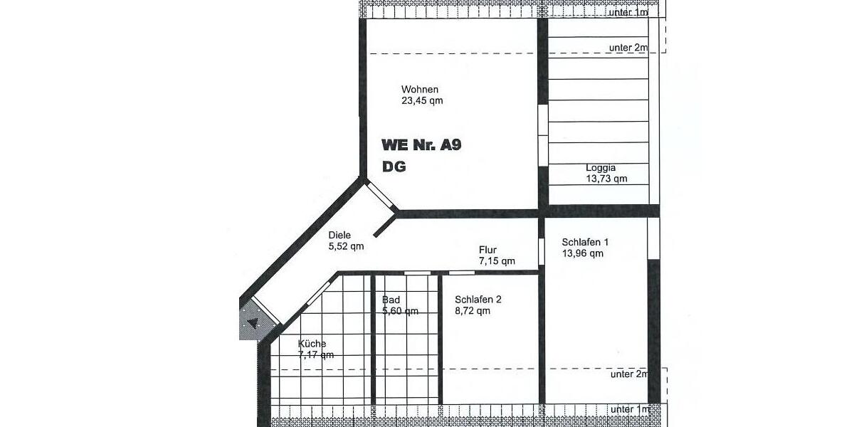 Etagenwohnung Crimmitschau - 3 Zimmer, 78 m&sup2;, 450&euro; | Angebot:26163023