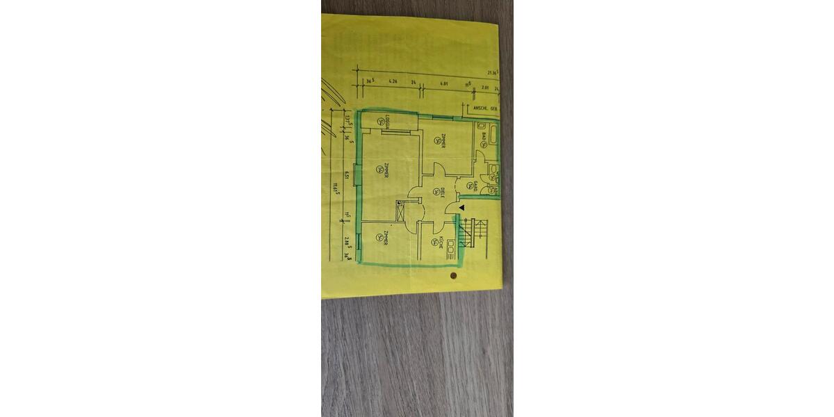 Etagenwohnung Niederwerrn - 3 Zimmer, 85 m&sup2;, 800&euro; | Angebot:26334778