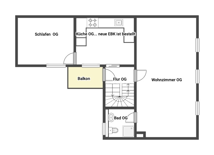 RESERVIERT! Moderne 4 Zi Maisonette mit 2 Schlafräumen 4 zimmer